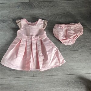 Pink Baby Dress by Rare Editions